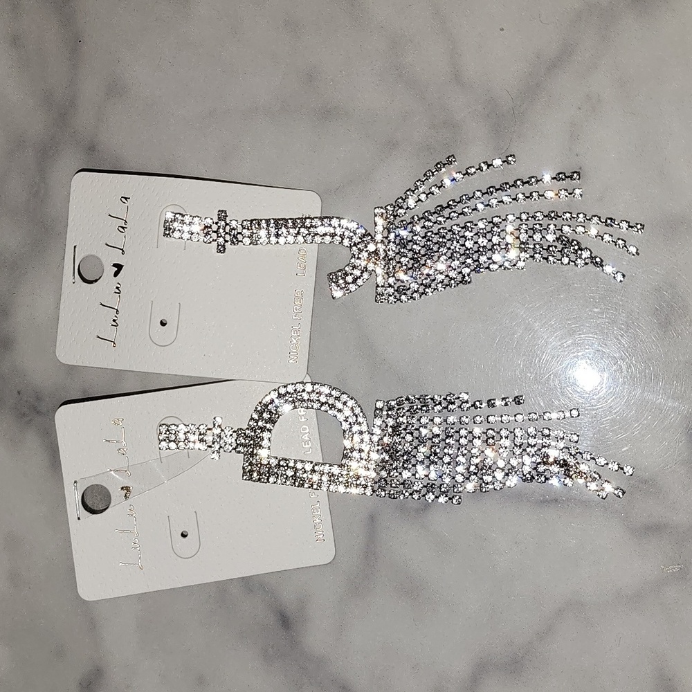 Initial earrings